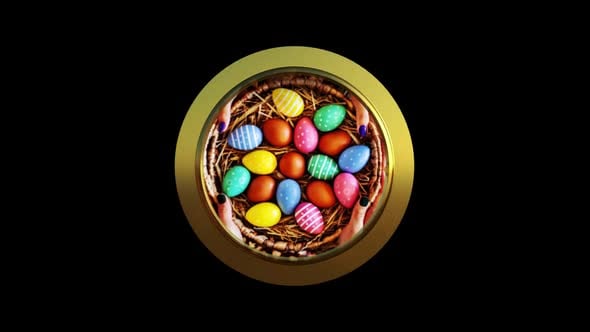 Easter Loop, Backgrounds Motion Graphics ft. bunny & christ - Envato