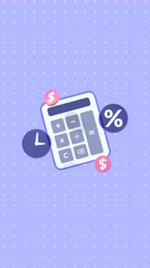 Vertical Animation Showing Investment, Financial Growth, And Budgeting Concepts.