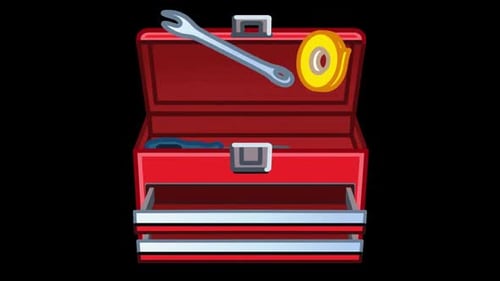 Animiertes Emoji für Werkzeugtasche