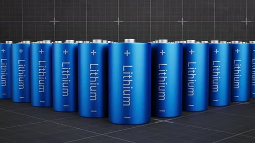 Seamless Animation of Lithium Batteries for Technology and Energy Concepts