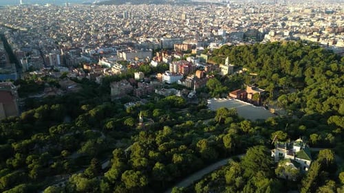 Park Guell by Antonio Gaudi in Barcelona