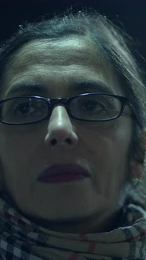 Close up of Woman at Night