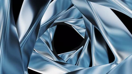 Metallic curve geometry background