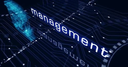 Trash and delete bin symbols loop cyber concept