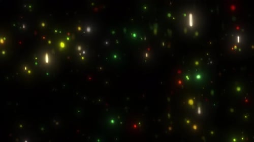 Glittering Particles And Bokeh Falling Background Seamless Loop