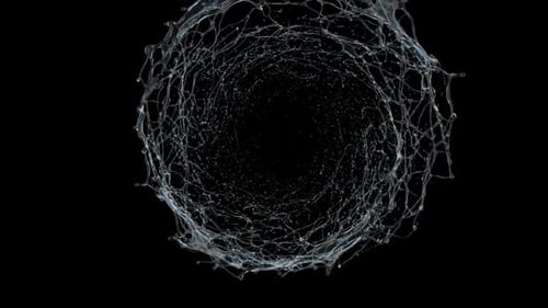 Abstract Fluid Water Swirl Transition with Alpha Channel