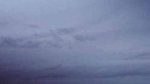 A time-lapse shot with clouds moving
