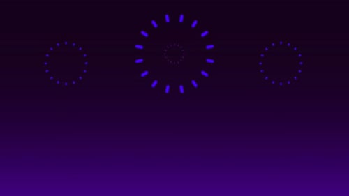New Year's fireworks background animation. Purple gradient background