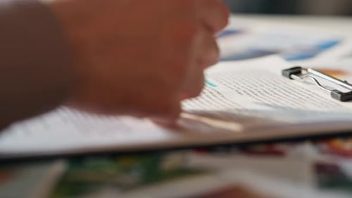 Signing Business Contract Close Up