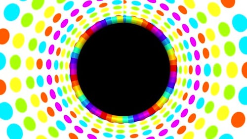 Colourful Small Lights Motion Background