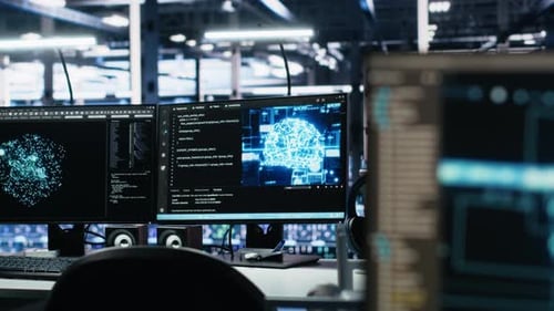 Computers in Data Center Supporting AI Training Workflows