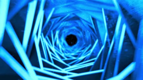 Psychedelic Light Motion Background