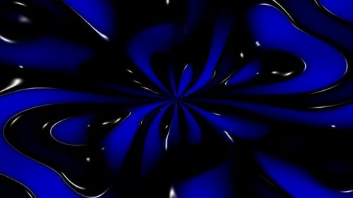 Background with Blue and Black Waves of Plasma, 3D Render, Unique Design, Reflection, Exclusive