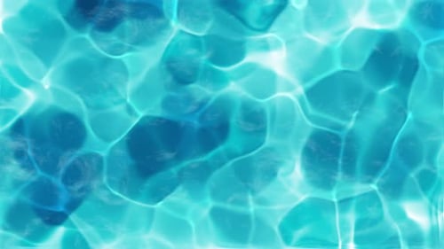 Wave water blue color