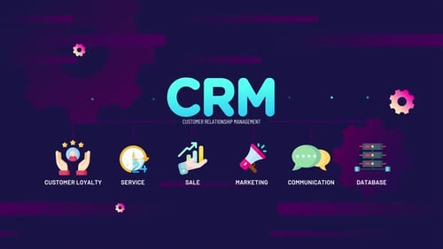 Crm Customer relationship management infographic