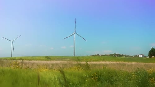 Wind Turbine Power Generator - 4K