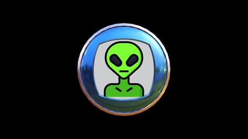 Green Alien Icon V2