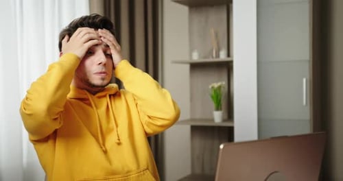 Young Freelancer Making Mistake in Project