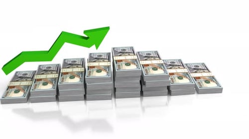 Rising Arrow Money Graph