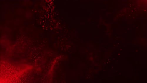 Abstract Fluid Red Particle Background Motion Loop