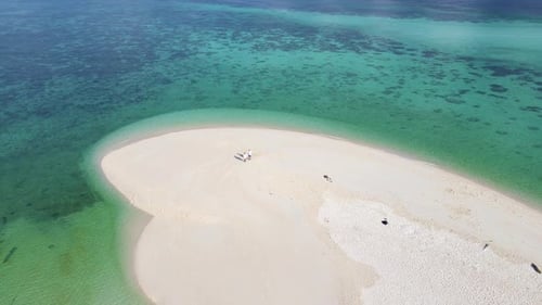 Couple on the Koh Lipe Island Thailand Beach a Tropical Island with a Blue Ocean