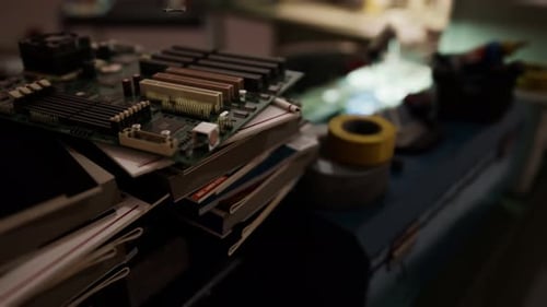 Vintage Retro Computer and Other Devices