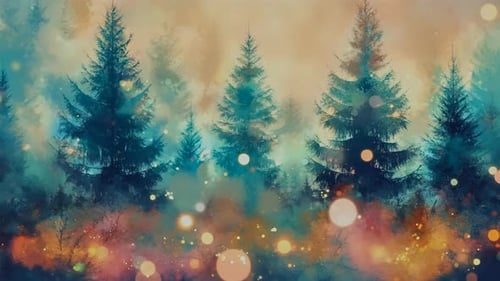 Explore the Mystical Forest Filled with Enchanting Dreamy Lights and Vibrant Colors