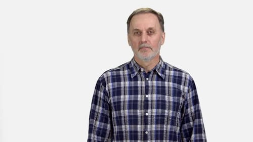 Man Signals No With Crossed Arms