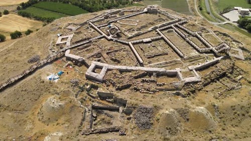 ancient city burial mound