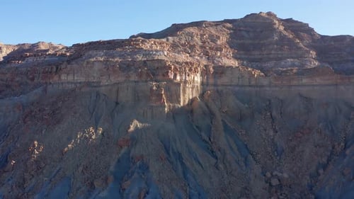 Aerial shot of the amazing rock formations in southern Utah.