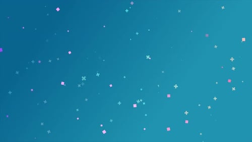 Triangle Circle Digital Geometric Shape Animation. Futuristic Modern High Tech Geometric Shape Loop