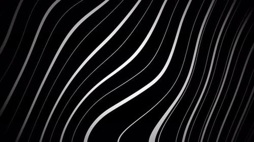 Seamless Abstract Wavy Lines Flowing Motion Background