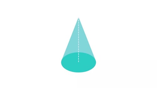 Geometric Cone Formation and Rotation Animation