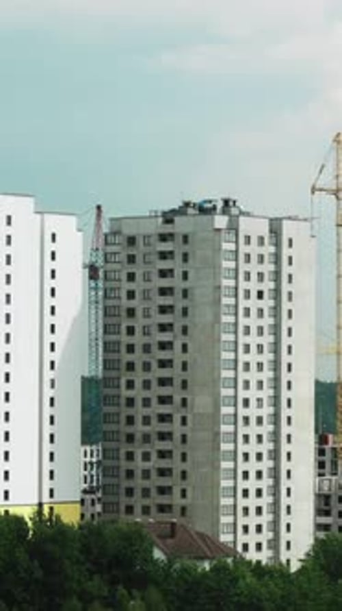 Desarrollo de un residencial moderno de varios pisos