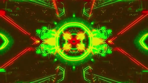 Dynamic Hypnotic Tunnel Background