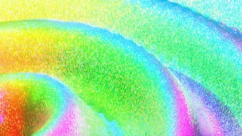 Multicolor Magic Waves Background Loop Animation In 4K