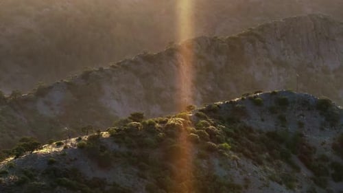 Beautiful Nature of Mountain Ranges at Sunset
