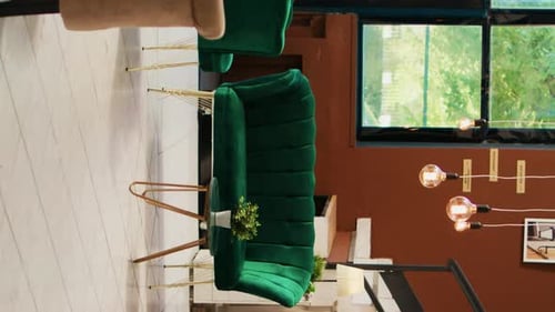 Vertical Video Modern Lounge Area and Reception