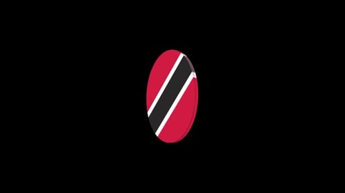 Flag of Trinidad and Tobago 3d icon