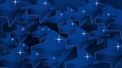 Blue Right Arrow Loop Background