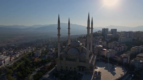 Aerial View Mosque