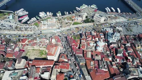 Istanbul Roofs. Buildings Of Istanbul Aerial