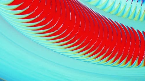 Movable Bluered Background with an Ornamental Pattern