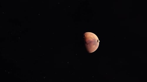 Survoler la ceinture d'astéroïdes en passant devant Deimos et en direction de Mars