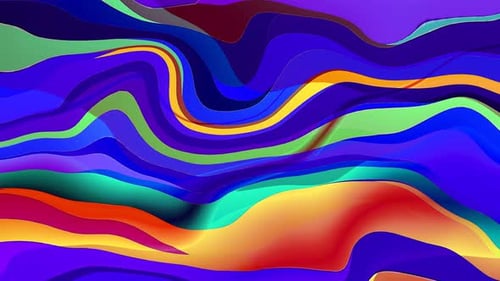 Vibrant Abstract Fluid Waves Dynamic Background