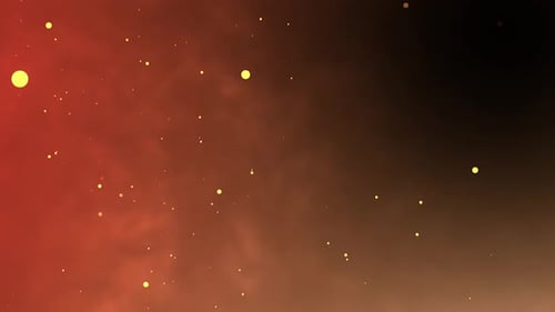 Warm Floating Embers Ambient Background