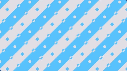 Animated Geometric Shapes Background 4K