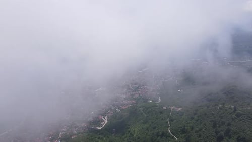 Clouds and Ordu City Boztepe