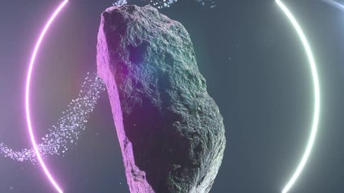Surreal Purple Stones 0003