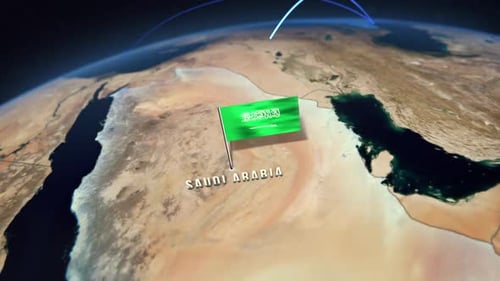 Realistic 3D Animation of Saudi Arabia: Interactive Globe Visualization